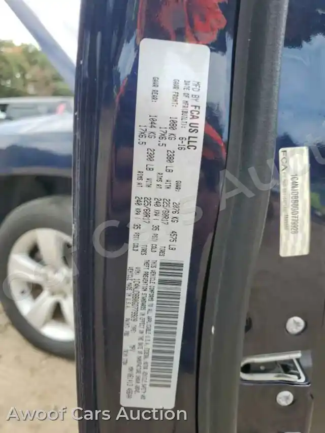 2016 Jeep Compass 1C4NJDBB0GD779928 — Copart auction photo 13