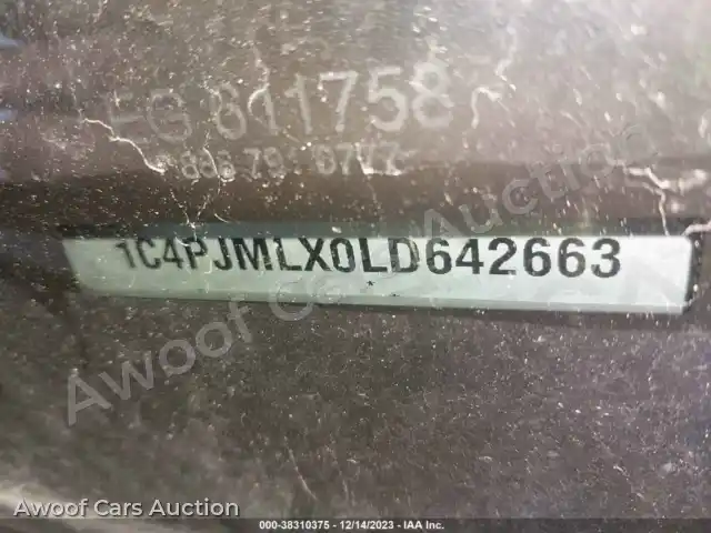 2020 Jeep Cherokee 1C4PJMLX0LD642663 — Iaai auction photo 9