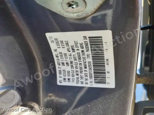 2013 Honda Accord 1HGCR2F31DA208289 — Copart auction photo 12