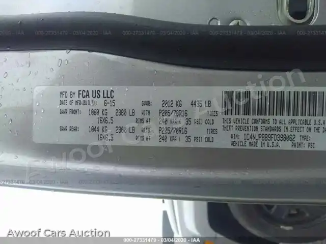 2015 Jeep Patriot 1C4NJPBB9FD398062 — Iaai auction photo 9