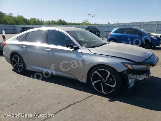 2021 Honda Accord 1HGCV1F3XMA052534 — hoton gwanjo Copart na 4