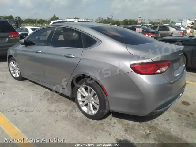 2015 Chrysler 200 1C3CCCAB1FN596189 — Iaai auction photo 3
