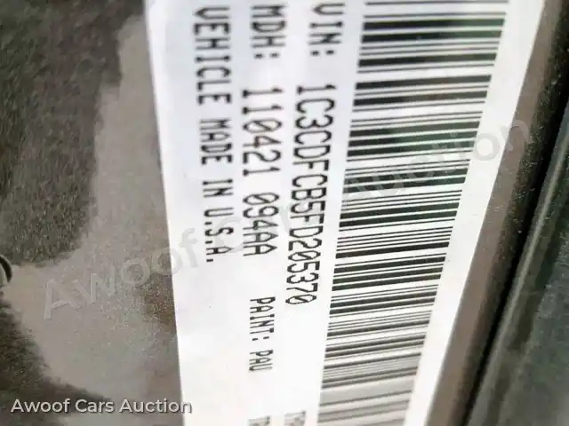 2015 Dodge Dart 1C3CDFCB5FD205370 — Copart auction photo 10