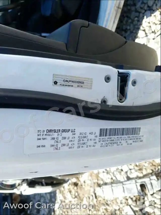 2014 Jeep Patriot 1C4NJPFA0ED620536 — Copart auction photo 10