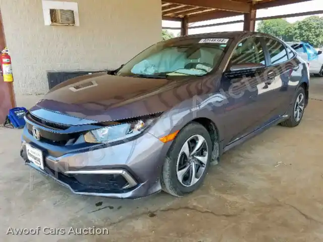 2019 Honda Civic LX 19XFC2F62KE025629 — photo 2 de la vente Copart