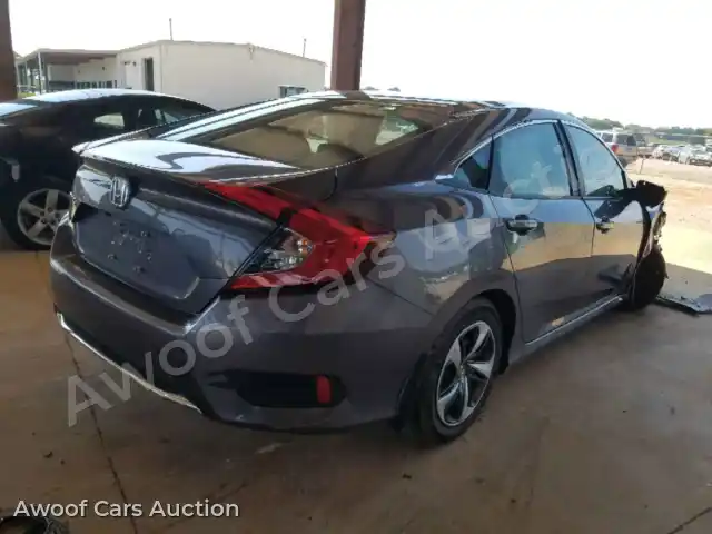 2019 Honda Civic LX 19XFC2F62KE025629 — photo 4 de la vente Copart