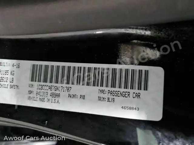 2016 Chrysler 200 1C3CCCAB7GN171707 — hoton gwanjo Manheim na 28