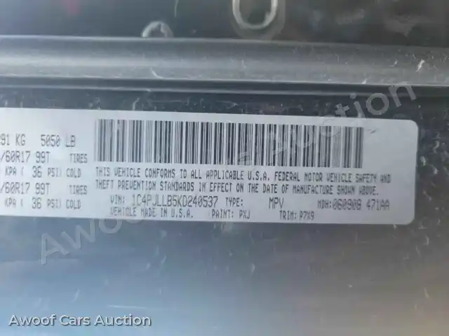 2019 Jeep Grand Cherokee 1C4PJLLB5KD240537 — Manheim auction photo 29