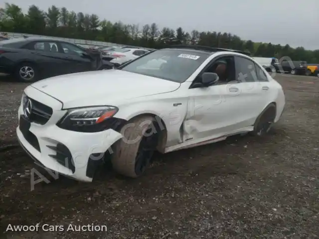 2019 Mercedes-Benz C-Class 55SWF6EB5KU312324 — Copart auction photo 1