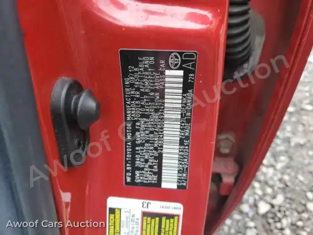 2013 Toyota Corolla 2T1BU4EE5DC931470 — Copart auction photo 12
