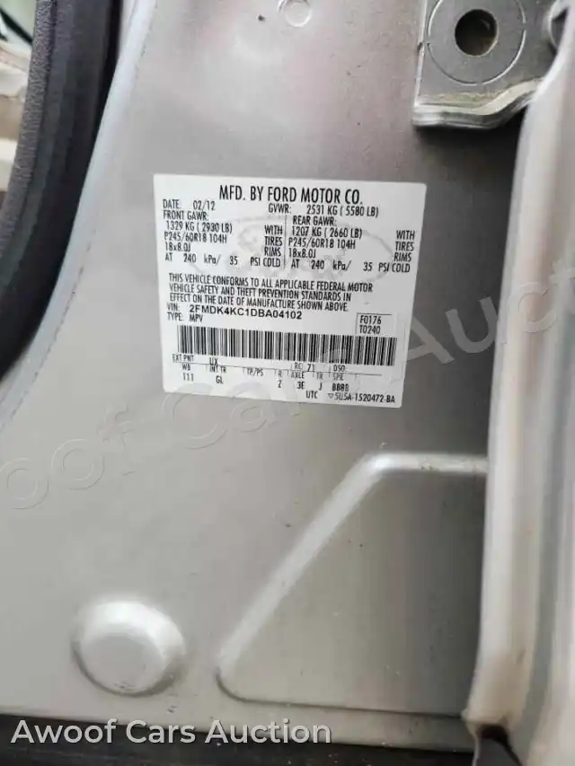 2013 Ford Edge 2FMDK4KC1DBA04102 — Copart auction photo 13
