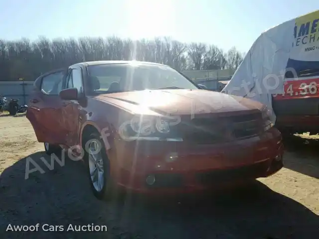 2013 Dodge Avenger 1C3CDZCB1DN653596 — photo 1 de la vente Copart