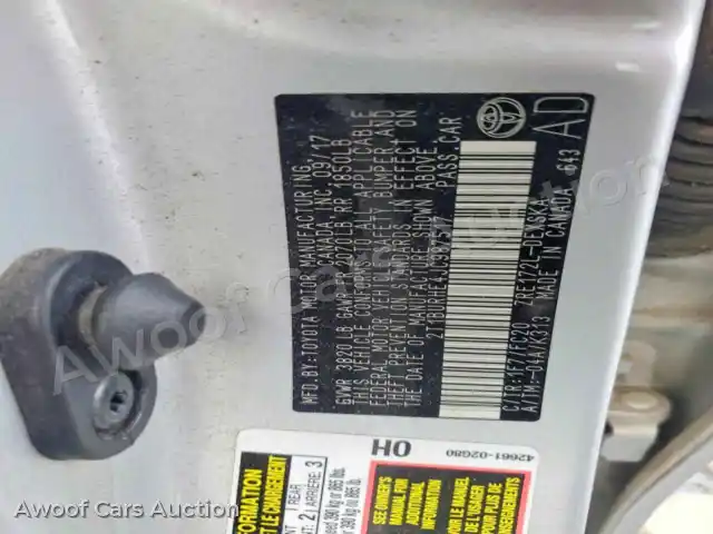 2018 Toyota Corolla 2T1BURHE4JC987517 — Copart auction photo 12
