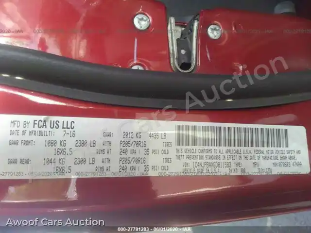 2016 Jeep Patriot 1C4NJPBAXGD811583 — Iaai auction photo 9