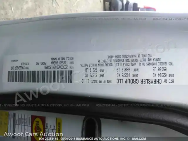 2014 Chrysler 300C 2C3CCAEG4EH193888 — Iaai auction photo 9