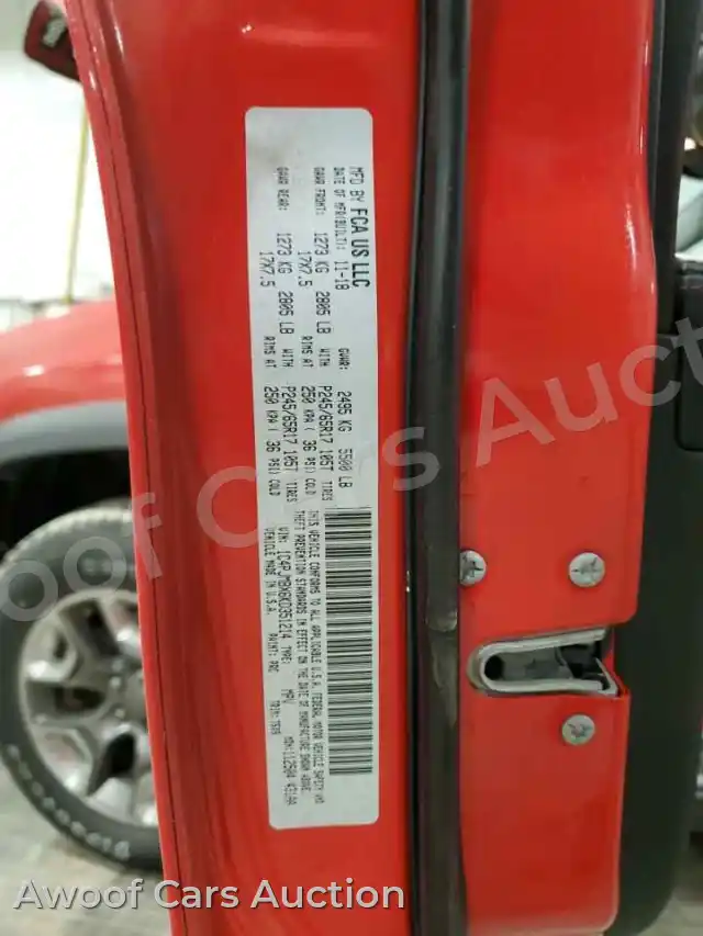 2019 Jeep Cherokee 1C4PJMBX6KD351214 — Copart auction photo 13