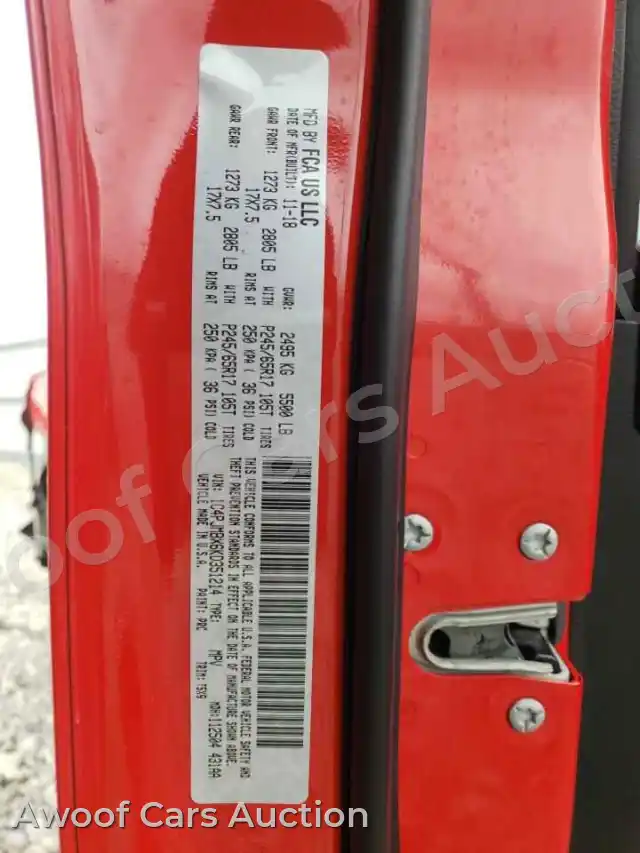 2019 Jeep Cherokee 1C4PJMBX6KD351214 — Copart auction photo 12