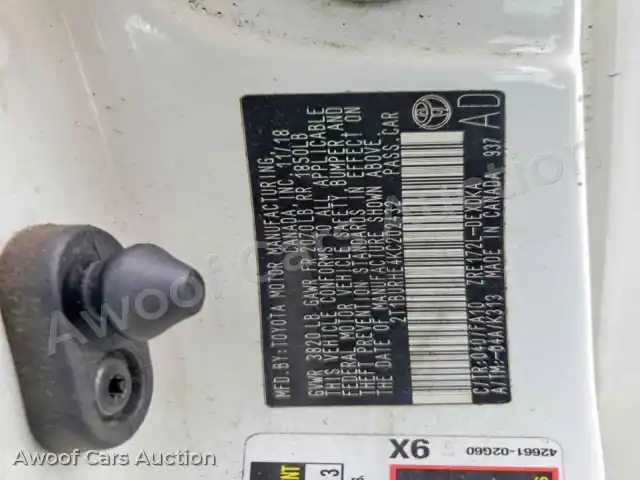 2019 Toyota Corolla 2T1BURHE4KC202432 — Copart auction photo 12
