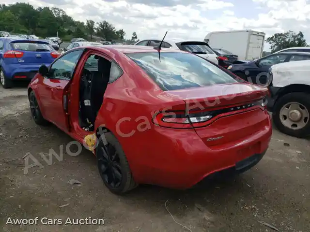 2016 Dodge Dart 1C3CDFFA9GD820668 — Copart auction photo 3
