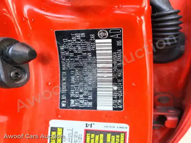 2013 Toyota Corolla 2T1BU4EE0DC081604 — Copart auction photo 12