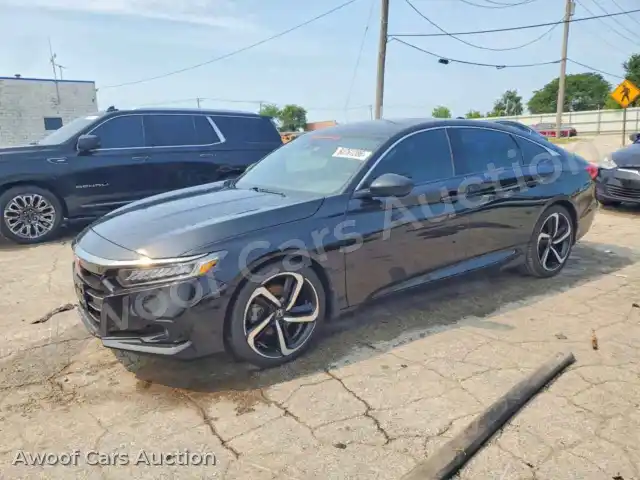 2021 Honda Accord 1HGCV2F39MA028683 — Copart auction photo 1