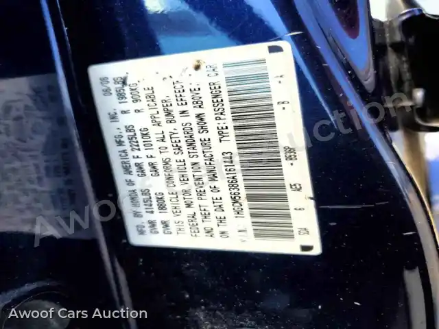 2006 Honda Accord 1HGCM56386A161443 — Copart auction photo 13
