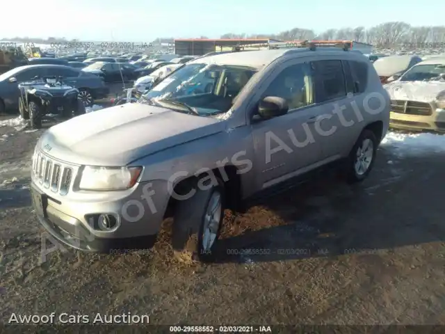 2016 Jeep Compass 1C4NJDBB1GD713680 — Iaai auction photo 2