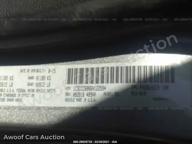 2016 Chrysler 200 1C3CCCBB8GN122594 — Iaai auction photo 9