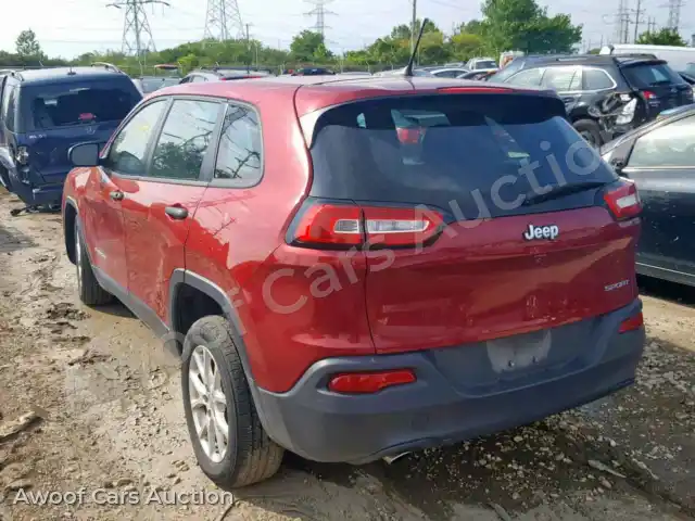 2015 Jeep Cherokee S 1C4PJLAB8FW506839 — Copart auction photo 3