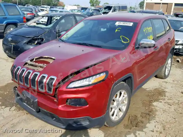 2015 Jeep Cherokee S 1C4PJLAB8FW506839 — Copart auction photo 2