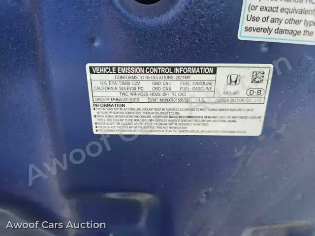 2021 Honda Accord 1HGCV1F36MA085773 — hoton gwanjo Manheim na 35