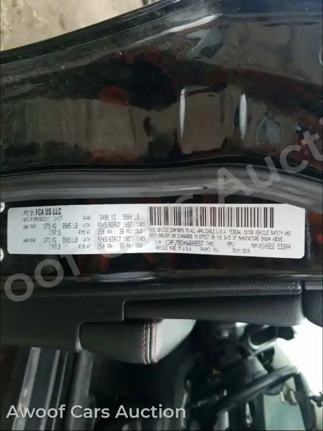 2017 Jeep Cherokee 1C4PJMBSXHW609557 — Copart auction photo 10