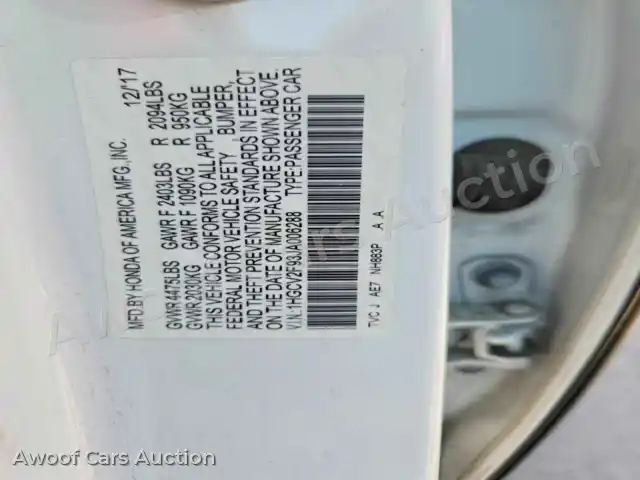 2018 Honda Accord 1HGCV2F93JA006288 — photo 12 de la vente Copart