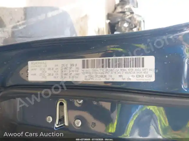 2020 Jeep Cherokee 1C4PJLCB3LD606206 — Iaai auction photo 9