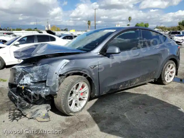 2022 Tesla Model Y 7SAYGDEFXNF489828 — Copart auction photo 1