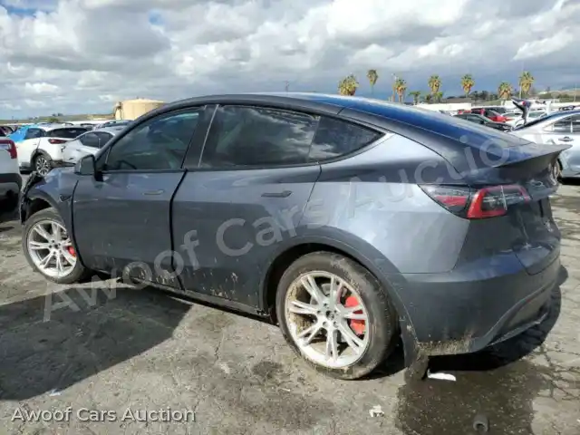 2022 Tesla Model Y 7SAYGDEFXNF489828 — Copart auction photo 2