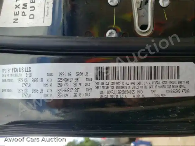 2019 Jeep Cherokee 1C4PJLLB2KD154165 — Copart auction photo 10