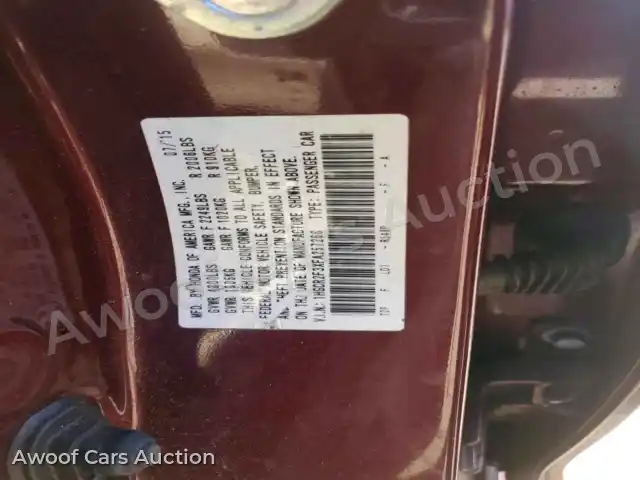 2015 Honda Accord 1HGCR2F3XFA257266 — Copart auction photo 12