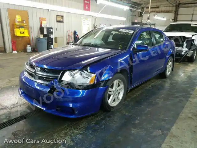 2012 Dodge Avenger 1C3CDZCB2CN314375 — Copart auction photo 2