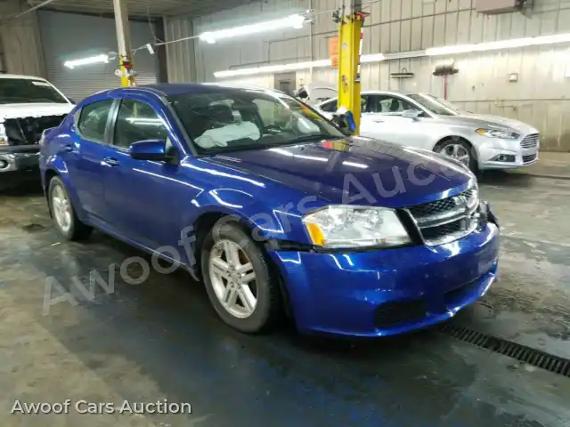 2012 Dodge Avenger 1C3CDZCB2CN314375 — Copart auction photo 1
