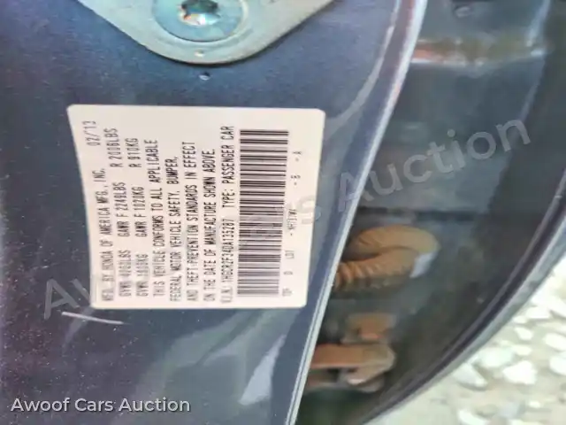2013 Honda Accord 1HGCR2F34DA135287 — Copart auction photo 13