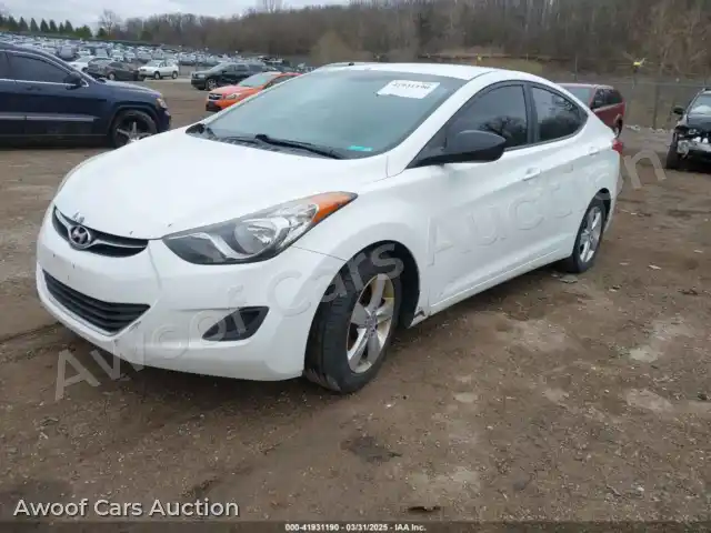 2012 Hyundai Elantra 5NPDH4AE6CH126222 — Iaai auction photo 2