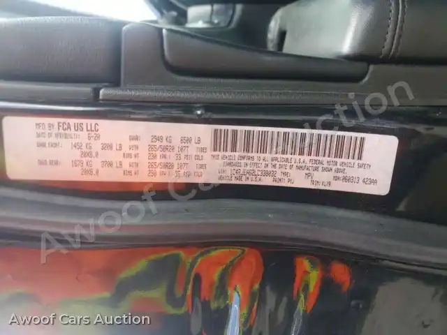 2020 Jeep Cherokee 1C4RJEAG2LC338032 — Copart auction photo 13