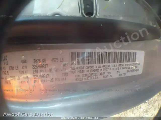 2016 Jeep Compass 1C4NJDBB3GD714037 — Iaai auction photo 9