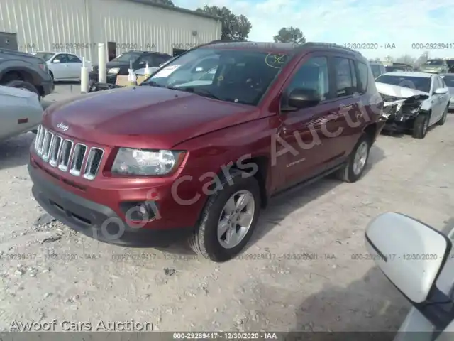 2017 Jeep Compass 1C4NJCBB1HD131154 — photo 2 de la vente Iaai