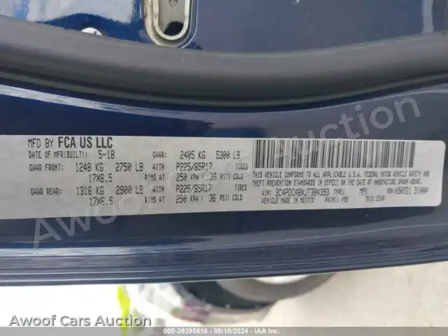 2018 Dodge Journey 3C4PDCABXJT384393 — photo 9 de la vente Iaai