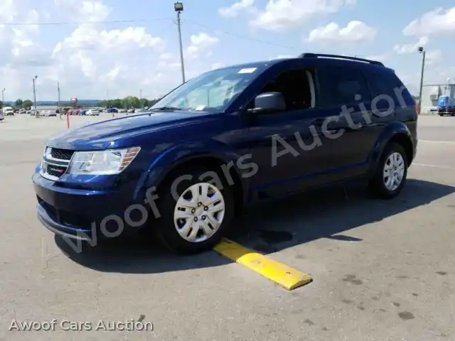 2018 Dodge Journey 3C4PDCABXJT384393 — photo 1 de la vente Manheim