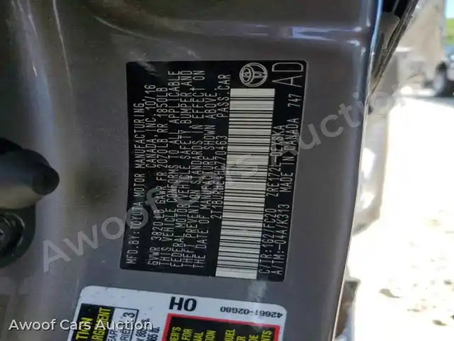 2017 Toyota Corolla 2T1BURHE4HC770463 — Copart auction photo 12