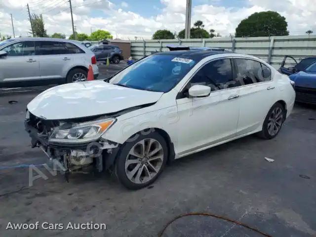 2014 Honda Accord 1HGCR2F50EA237043 — Copart auction photo 1
