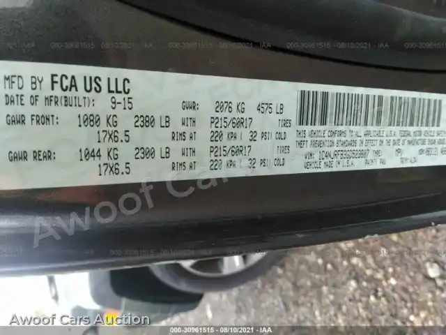 2016 Jeep Patriot 1C4NJRFB3GD523807 — Iaai auction photo 9